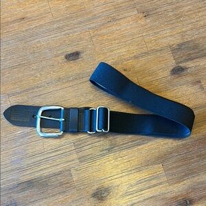 adidas Black Belt Durable Fabric Metal Buckle